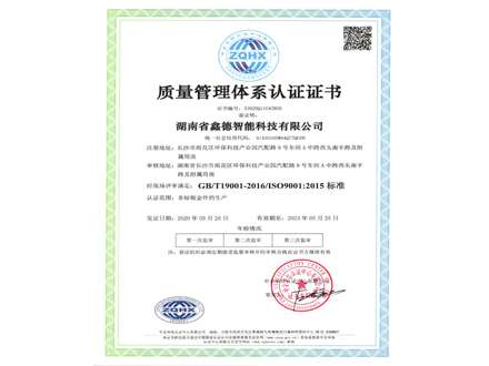 ISO9001质量管理认证（中文版）